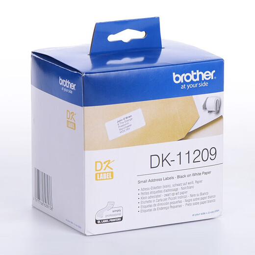 Brother Label Machine Original DK Thermal-Etikett-Papier selbstklebender Druck geeignet für QL-1050/700/800/810/820 DK-11209 (29*62 mm*800 Bilder)