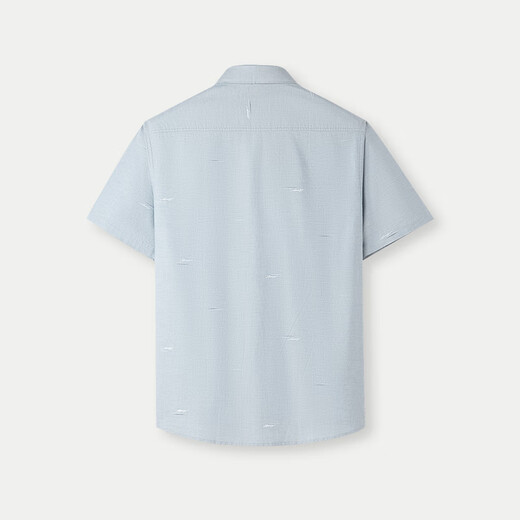 HLA Hailan House short-sleeved shirt men's summer 25 light business fashion series pure cotton shirt men