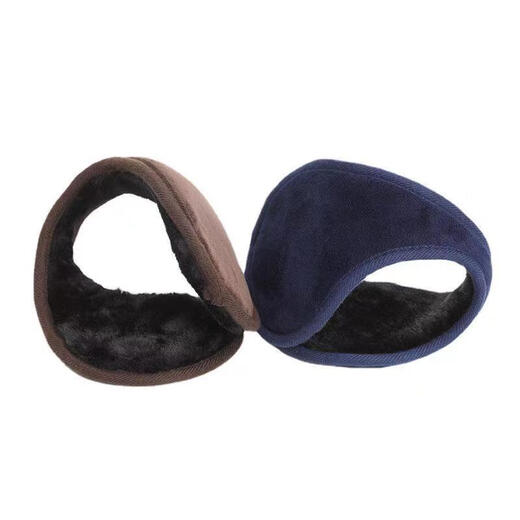 Veros warm earmuffs, earmuffs, earmuffs, earbags, winter plush earmuffs, winter back-worn earmuffs, thickened, large black plush models