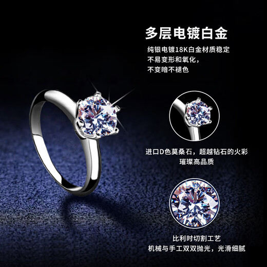 Nanzhi D color diamond moissanite ring for women 18K gold sterling silver 1 carat 2 grams 3 carat platinum proposal wedding gift 3 carat diamond ring closed
