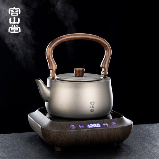 Rongshantang Pure Titan Kessel Teekanne Teekanne Haushalt große Kapazität Teekannen Teekannen Elektromaner