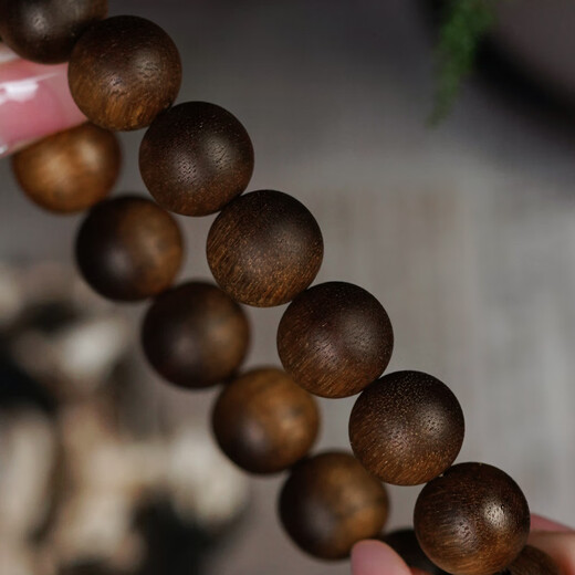Mo Tang Natural Nha Trang Huangqian agarwood bracelet for men's sinking grade authentic high-end cultural and old-quality Buddhist bead bracelet gift CB12056