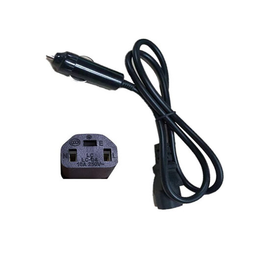 何佳功杨子车载烧水壶12v24v点烟器线烧水杯保温加热电热杯热水器充电器 圆孔直头-12v24v 0l 12240L