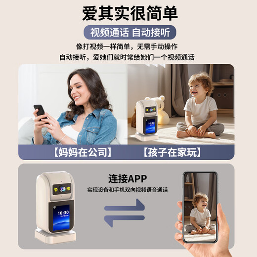 镭威视无线AI智能摄像头家用室内家庭高清双向视频通话手机远程监控器360度无死角带夜视全景语音可对话 【WIFI至尊版】双向视频+64G卡