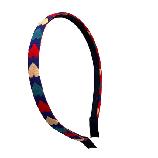 Tang Funi Korean style hair accessories simple colorful love headband for girls 2024 early autumn new style temperament versatile hair headband hairpin love headband