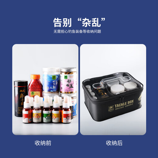 Fishing King Fishing Accessories Storage Box Fishing Gear Multifunctional Storage Box Small Medicine Box Fishing Tool Box Storage Box Large