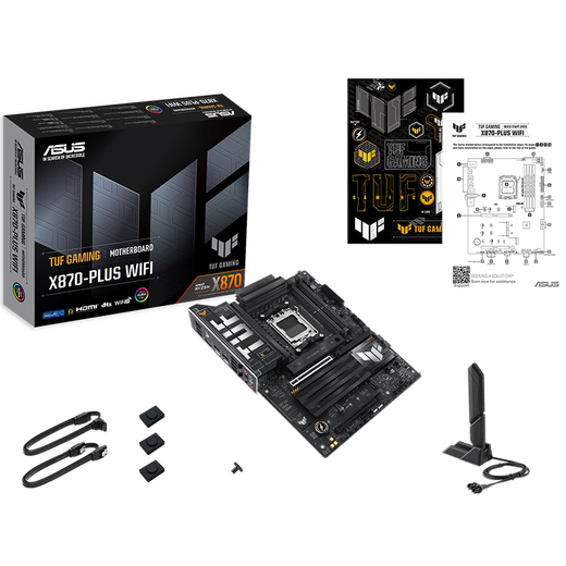 华硕（ASUS）ROG/TUF Z890-A/ X870-A电竞主板吹雪DDR5 支持 CPU 英特尔 285K/265K/265KF AMD锐龙 9900X/9950X TUF X870-PLUS 