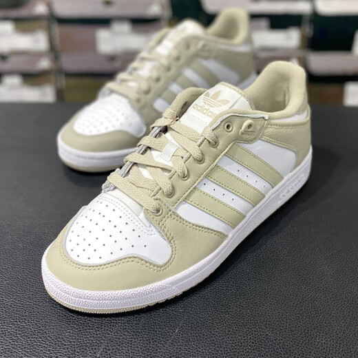 
Adidas official ship store Clover men's shoes women's shoes couple's shoes Smith sports shoes cushioning low-top casual shoes 6212/leather/versatile heel Clover logo 40