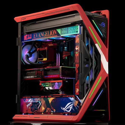 ASUS ROG GR701 Creation God Ryzen R7 9800X3D/5070TI/5080 customized ROG family bucket theme game assembly computer game console desktop complete machine Package 2 Ryzen R7-7800X3D+5070