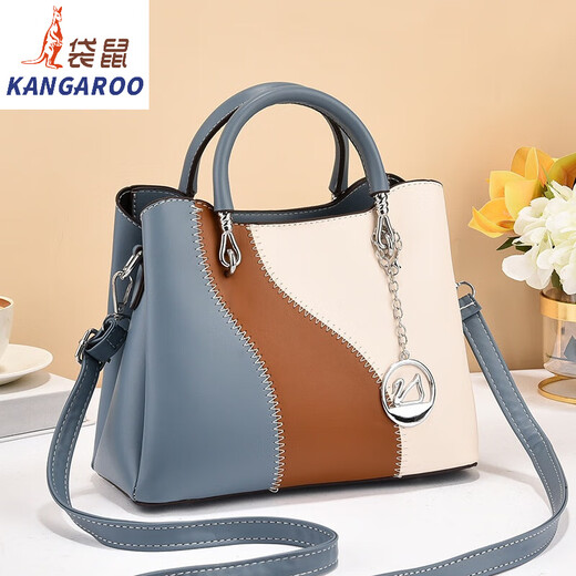 袋鼠（KANGAROO）网红ins感包包女2024新款潮手提包大容量百搭时尚单肩斜挎包 红色