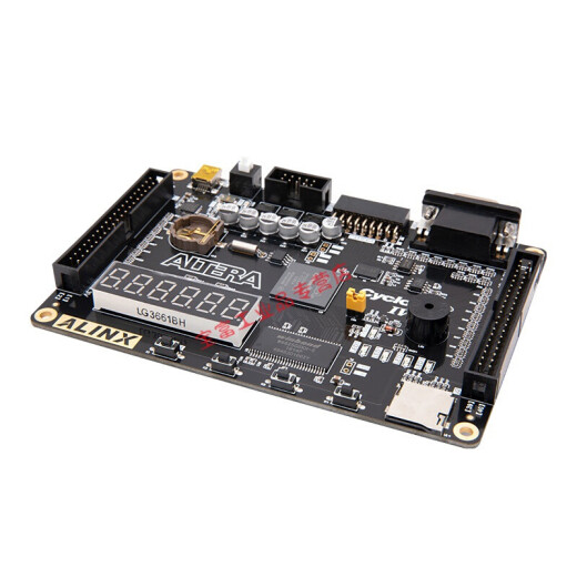 
FPGA Development Board Black Gold ALINX Altera Intel Cyclone IV EP4CE6 Introduction Learning Peak AX301 AN9767 Set