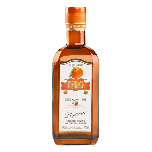 Fast.King Yangjiulijiaojiu Liqueur orange Sweet Wine Base Wine Baking and Mixing Wine 40 degrés 4 Bouteille Base Baser Wine Combination