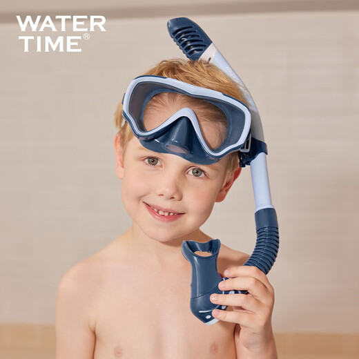 WATERTIME Children's Diving Mask Snorkeling Mask Breathable Swimming Glasses Snorkeling Sambo Diving Equipment Magic Powder Set