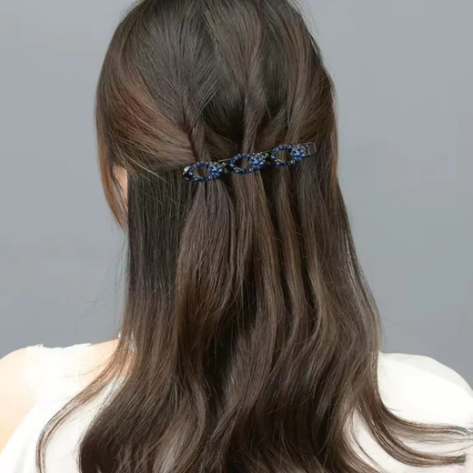 Chimera (CHIMERA) 2 pieces forehead bangs braiding artifact high-end rhinestone side hairpin duckbill hairpin girl birthday gift