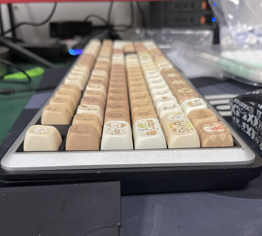 汇瀚外设xhs虚妄设计烘焙小羊主题五面热升华键帽QX3圆润球帽75 烘焙小羊-带坡度圆润球帽-130+键位小全套