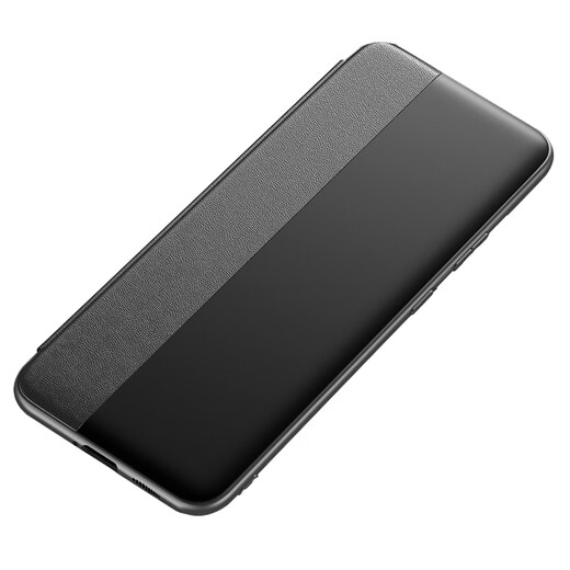 STRYFER适用荣耀200Pro手机壳翻盖honor华为荣耀200pro保护皮套全包防摔曲面屏ELP-AN00素皮男士款-爵士黑
