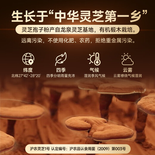 Lei Yun Shang Breaking Wall Ganoderma lucidum порошковые капсулы 90 капсулы Шанхайская академия сельскохозяйственных наук, чтобы улучшить иммунитет и сопротивление, чтобы дарить подарки от старейшин