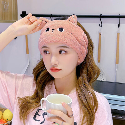 Shang Shu's confinement hat, autumn and winter style confinement scarf, headband, postpartum protective wipes for pregnant women, forehead band, windproof, postpartum women's spring, Hanhan Cat scarf, khaki color, one size fits all