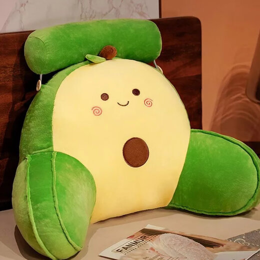 Selected bedside cushion soft bag large back sofa dormitory pillow bed reading student pillow solid color only coat no filling cotton home economic model 61.1*41*16 cm