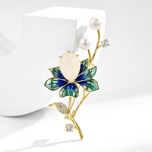 Marco Bizzarri brand brooch women's iris brooch high-end women's suit luxury accessories corsage brooch new luxury accessories 520 gift for girlfriend birthday gift for best friend