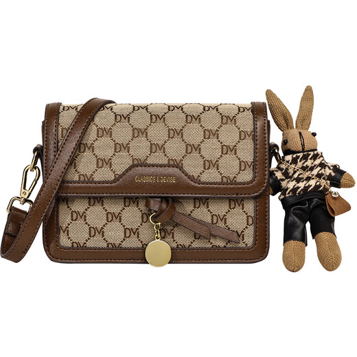 CALWAN KEODH Sac de site officiel Sac pour femmes NOUVEAU CROSSBOCK CROSSBOCME Single Single Single Luxury Luxury CK Style Poldoufle Girance d'anniversaire pour petite amie [Coffee Color] Brand Mode Retro Small Sacl