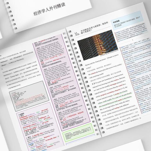 The Economist Foreign Journal Intensive Reading Postgraduate Entrance Examination Level 4 und Level 6 IELTS TOEFL English Reading Notes Book 2025 Juni-Oktober 5 Bände