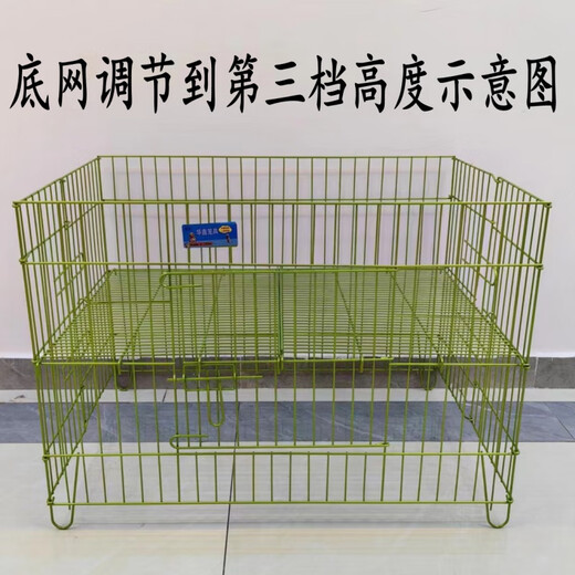 Foldable bold dog cage for sale dog fence exhibition cage running bed exhibition table wire fence nano paint dog cage nano running bed nano paint (excluding tray) length 88 width 60 total height 65