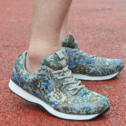 Junxingtianxia new ultra-light camouflage shoes hiking shoes men's outdoor mountaineering shoes sports training running shoes rubber shoes non-slip wear-resistant running shoes-1 41 255