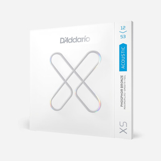 
D'Addario XS guitar string coated coated anti-rust coating full set of folk acoustic guitar strings XSAPB1253 Phosphorus bronze-standard feel 012-053