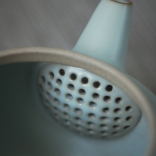 Edenus Tea Set Ceramic Kung Fu Tea Set High-end Teapot Teacup Housewarming Gift Yunqi Pink Green Glaze (1 Pot 2 Cups 1 Plate) 4 Pieces