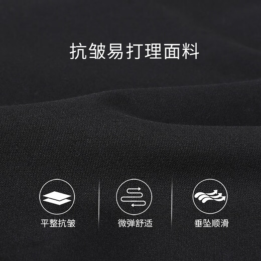 Guillaume (G MONS) Blazer double-breasted suit men's suit black business formal fit suit jacket suit top black single top 56