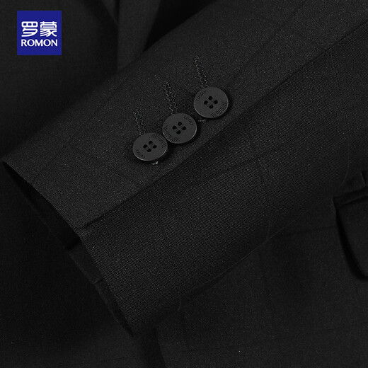 Luo Meng suit men's slim casual professional formal suit business workwear groom wedding dress men's clothing