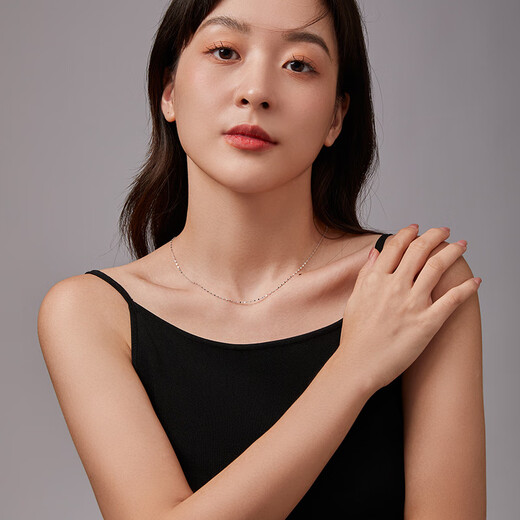 Saturday Fu platinum necklace women's PT950 necklace B059394 about 1.27g 40+5cm birthday gift