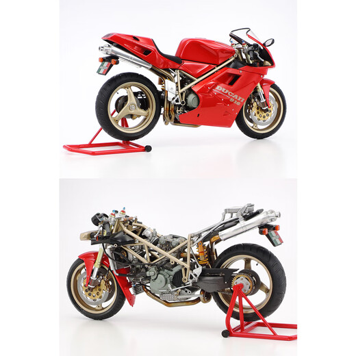 田宫（TAMIYA）1/12摩托车赛车机车DUCATI拼装车模仿真模型摆件礼物进口 杜卡迪DUCATI 916 14068