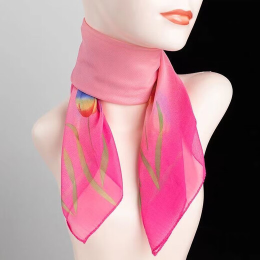 Nueva enfermera La nueva bufanda de seda de la enfermera Xin para mujeres delgadas versátiles versátiles de protección de cuello de bufanda bufanda de otoño e invierno