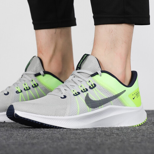 耐克（NIKE）男鞋春季新款运动鞋跑步训练INTERACT RUN轻便休闲鞋跑步鞋 DA1105-003/QUEST 4/灰绿 40.5