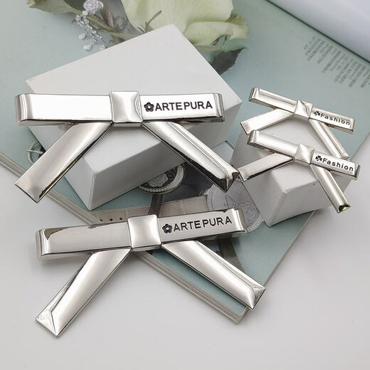 Suiyuxianyan new Hao stone diamond brooch bow tie pin anti-exposure fashion accessories design 5096 (37x57mm)