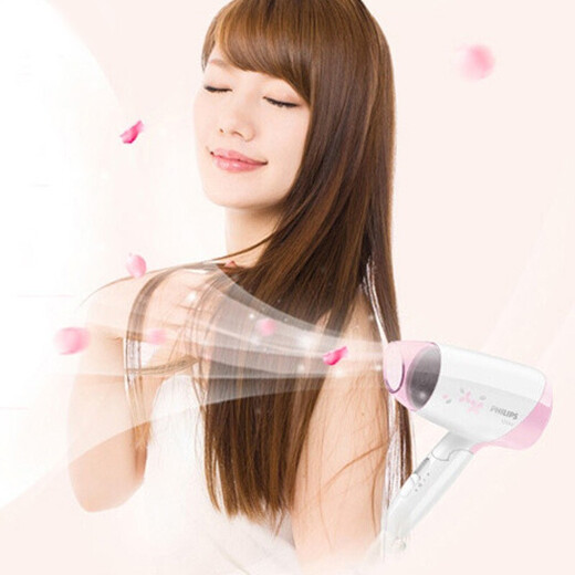 Philips hair dryer household high-power student dormitory small body constant temperature hair dryer HP8110 upgraded version HP8120/05-1200W power foldable