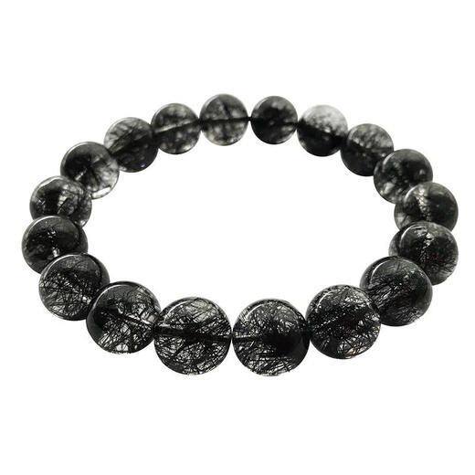 
Eve Mother's Day gift Fat Donglai quality Brazilian black hair crystal bracelet one thing one picture Tianlan men and women black crystal hair 13571 black hair crystal