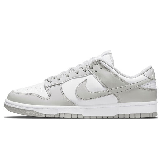 
Nike (NIKE) men's shoes 2025 new summer DUNK LOW sports shoes retro board shoes rubber sole low top light casual shoes white mist gray DD1391-103 42.5