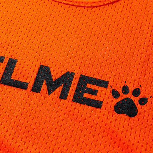 Kelme Football Training Vest GRAND MESH BESOINT CONTRE LE VIET Équipe Uniform peut être personnalisé Fluorescent Orange Black M
