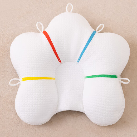 ROYALEXEBOSI baby shaping pillow corrects head shape from 0 to 6-12 months, corrects newborn baby pillow, 7D cotton core model, reverse Tencel