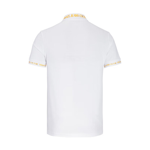 
VERSACE JEANS COUTURE Luxury Men's Clothing Versace Men's Business Polo Shirt 11932 Gift White 2XL