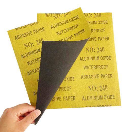 Papel de lija JNL, pulido seco y húmedo y seco, papel de lija resistente al agua, lámina de papel mate seca N14108 500 MALA, 20 HOJAS