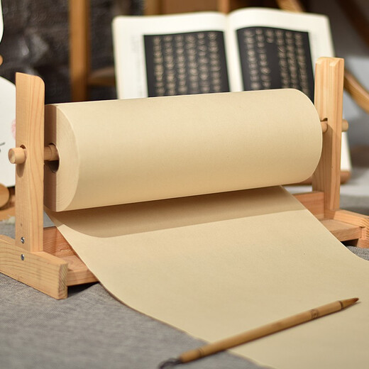 Royal study thickened long scroll calligraphy and painting paper half-cooked Xuan calligraphy paper traditional Chinese painting raw