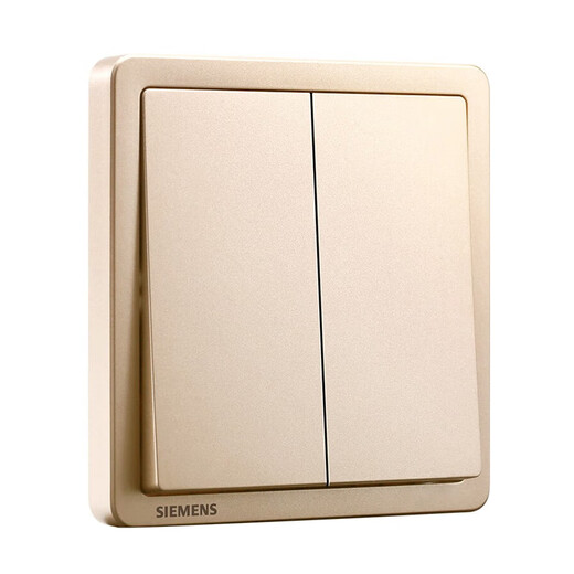 SIEMENS switch socket two-way dual-control switch panel Zhidian Riyaojin 5TA14233NC03
