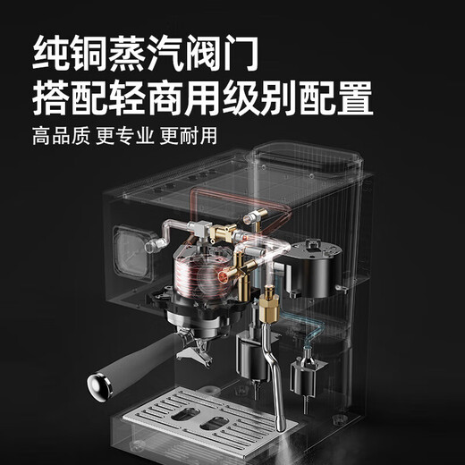 
Petrus Italian coffee machine full semi-automatic household milk frothing machine all-in-one PE3899/3888/3101/3922 PE3888