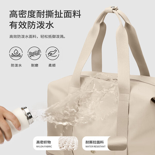 Bolsa de viaje de golf (GOLF) para mujeres en viajes de negocios, bolsa de fitness expandible, bolsa de equipaje portátil, bolsa cruzada de hombro con separación seca y húmeda para deportes, viaje