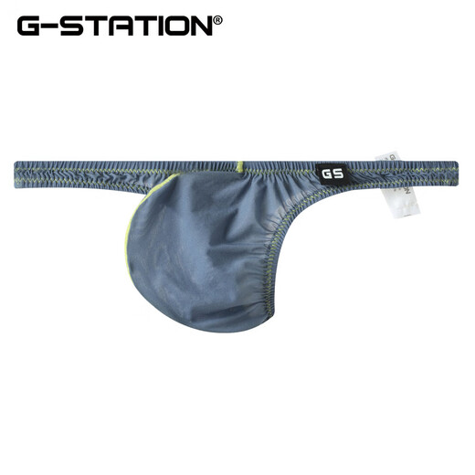 G-STATION轻薄丝滑DEWTY SKIN半透日系小款式男士丁字裤超紧身性感小内裤 棕色 (建议拍大1-2码) 1条 XXXL