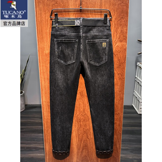 Woodpecker (Tucano) High-End-leichte Luxusjeans für Männer schlanke Füße im Frühjahr und Herbst.